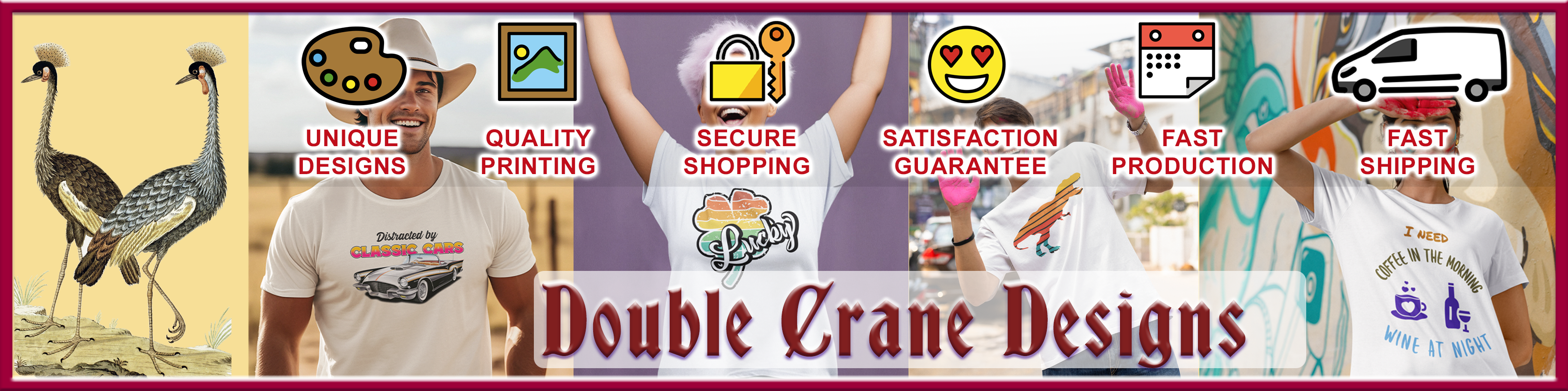 Double Crane Designs Banner